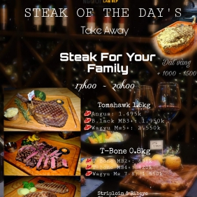 Steak For Family